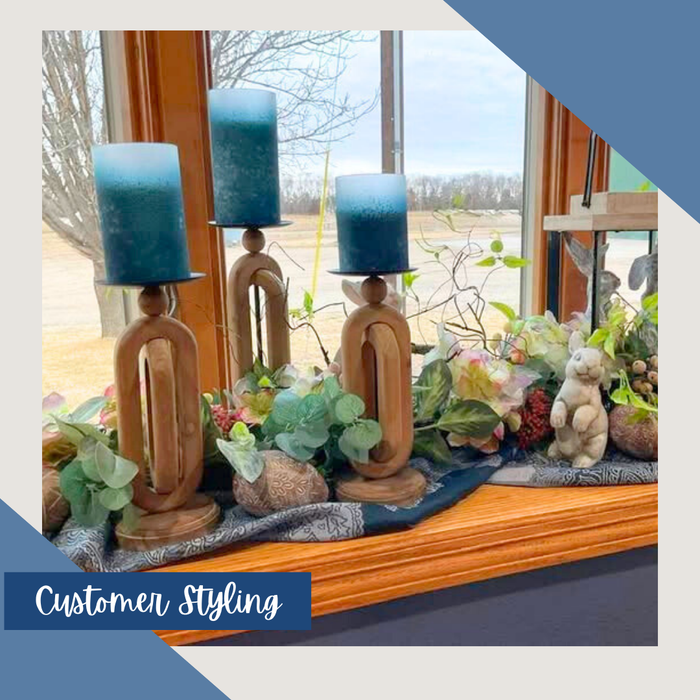 45" Hydrangea Succulent Garland
