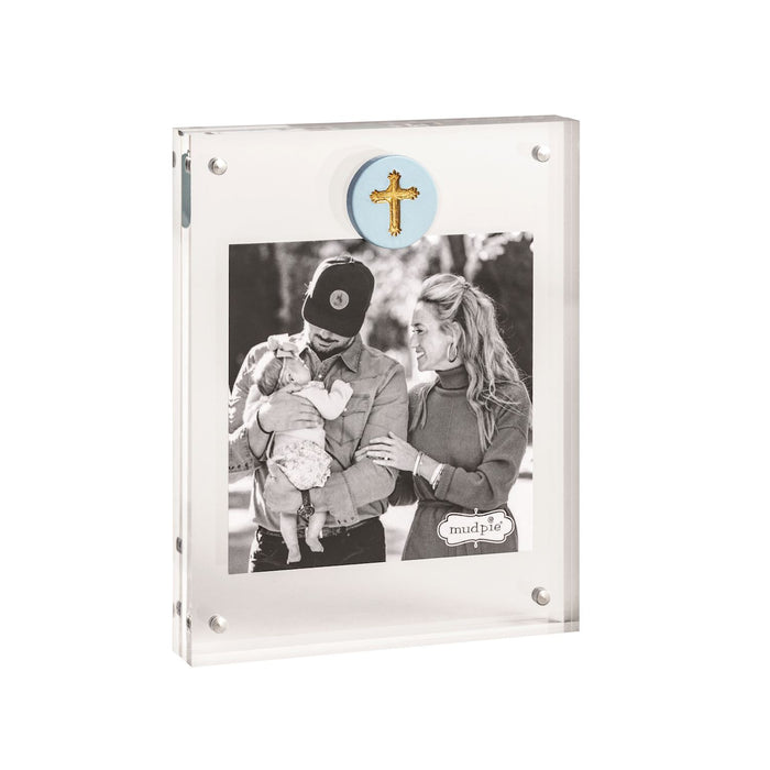 Blue Cross Medallion Acrylic Frame