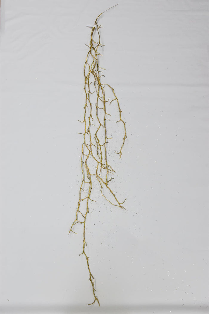 CLOSEOUT 86" Gold Metallic Twig Garland
