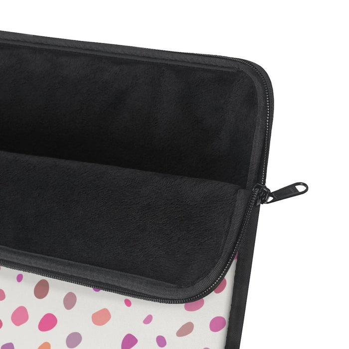 Polka Dots Laptop Sleeve Cover, Modern Tablet Cover, iPad Sleeve, IT Accessories, School Supplies
