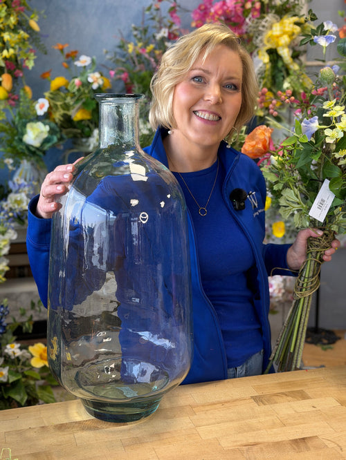 23" Clear Vase