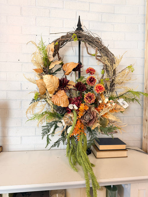 33" Crisp & Cool Wreath