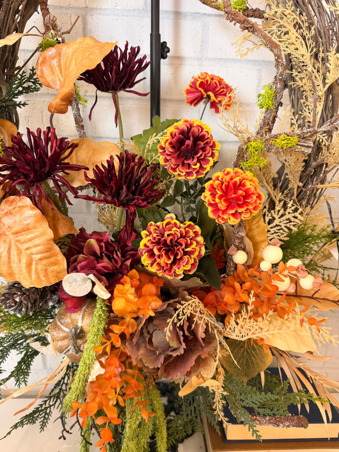 33" Crisp & Cool Wreath