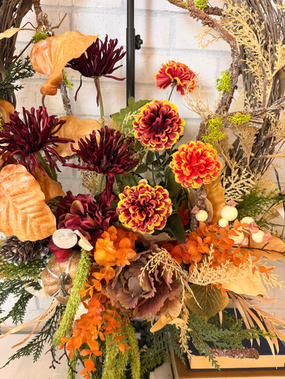 33" Crisp & Cool Wreath