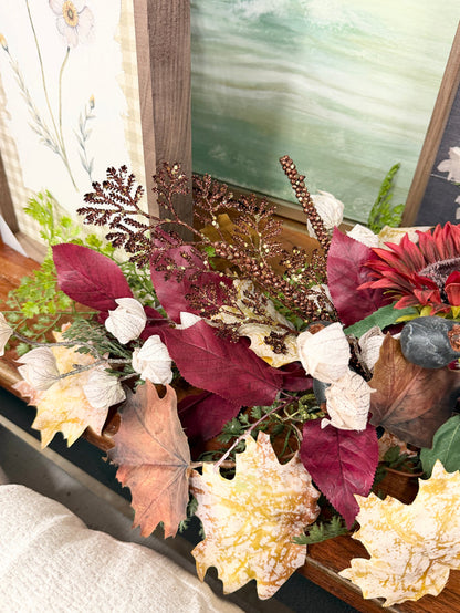 35" Autumn Delight Swag