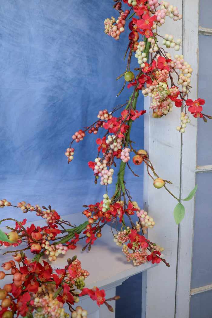 5' Summer Sunshine Berry Garland