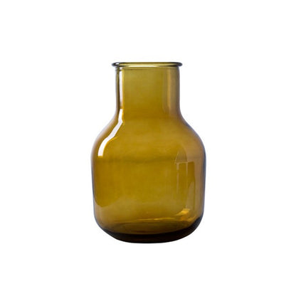 5.5L Topaz Recycled Glass Wide Mouth Vase
