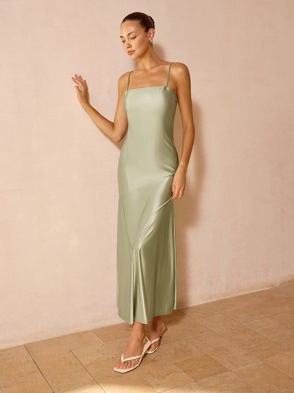 Sheer Capelet & Cami Dress Two-Piece Set