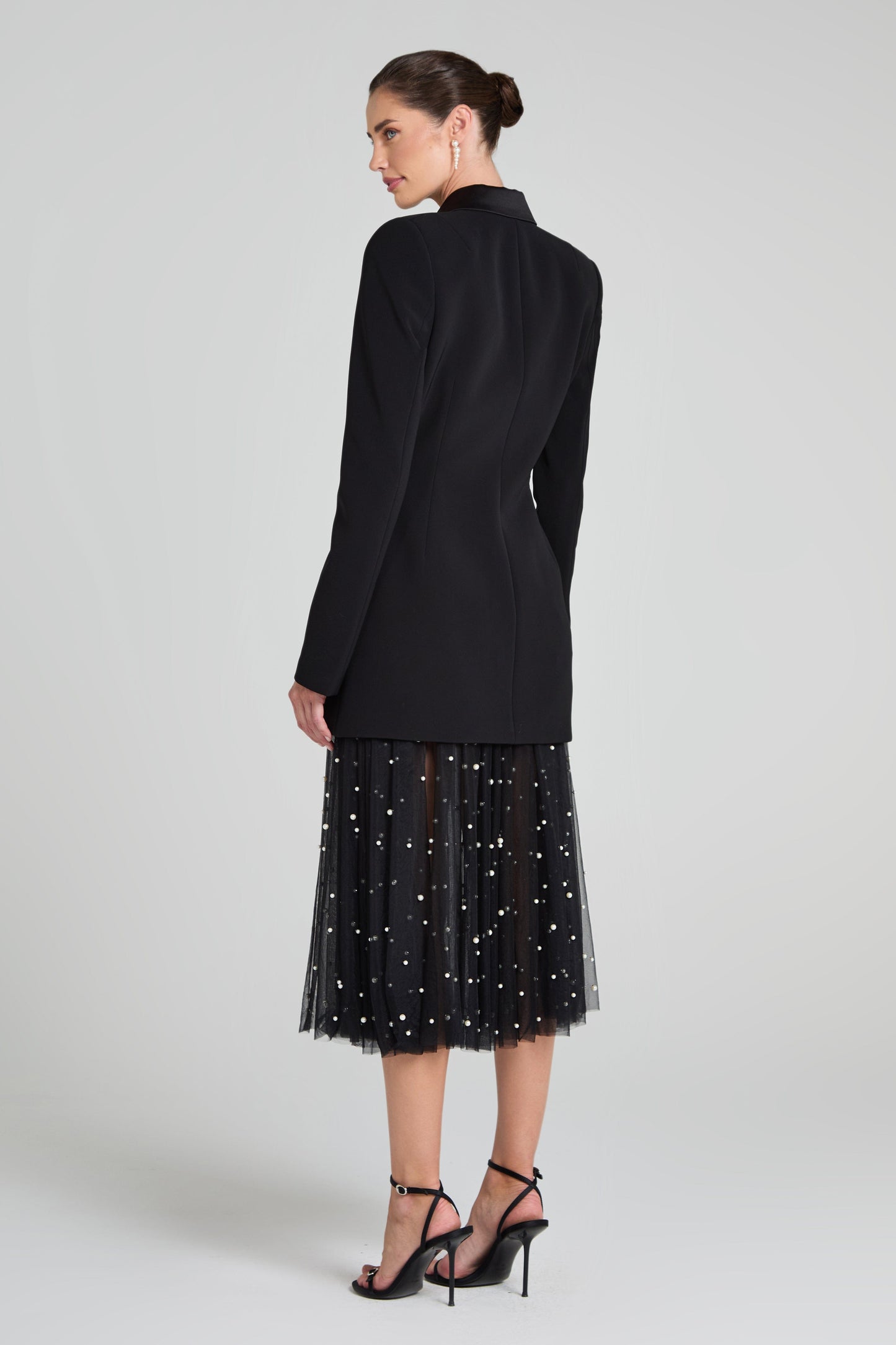 Monica Black Blazer Dress