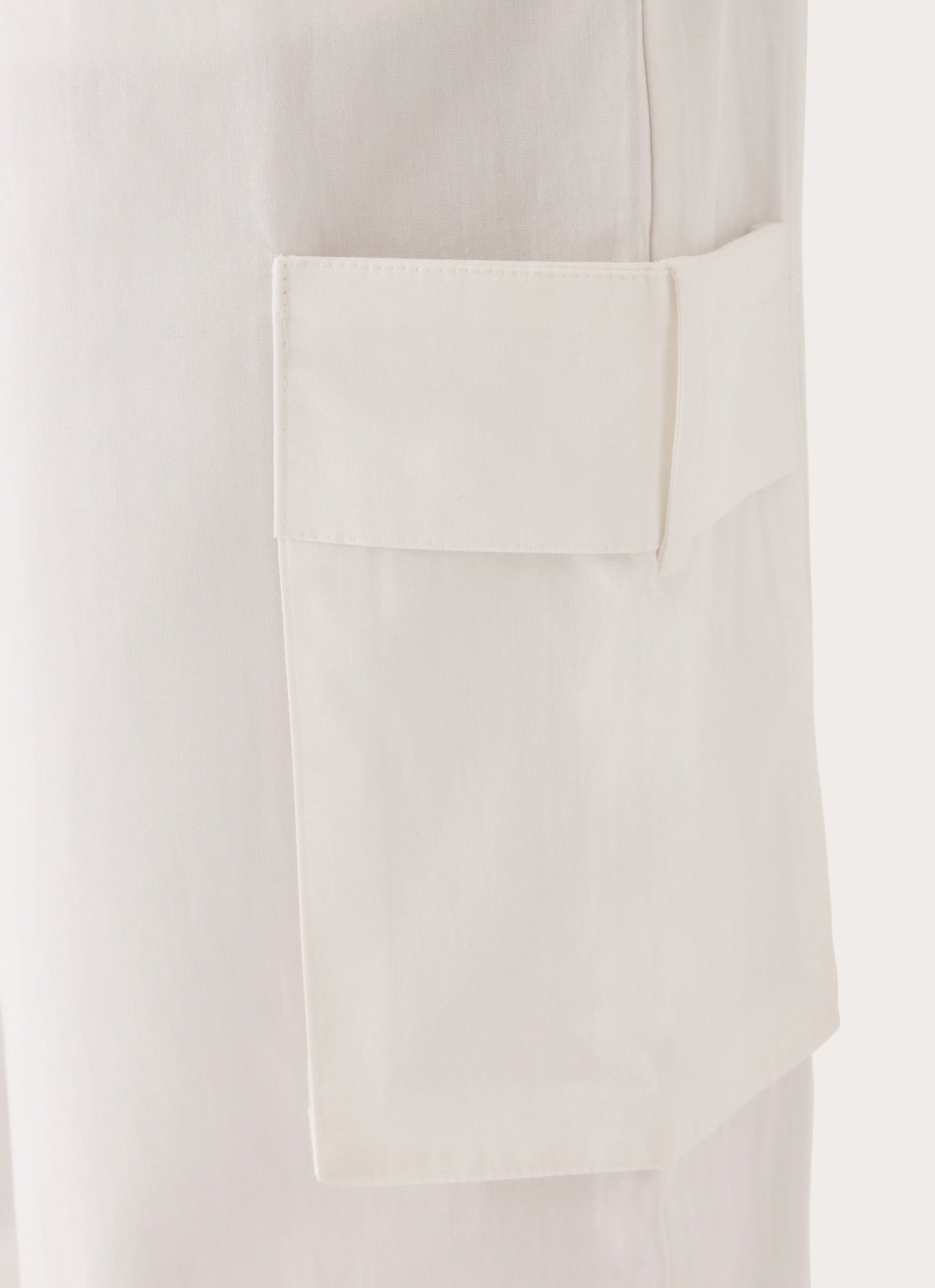 Kynzi Cargo Pants - White