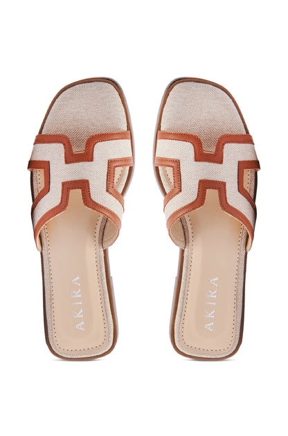 AKIRA VITTORIA BEIGE SANDAL