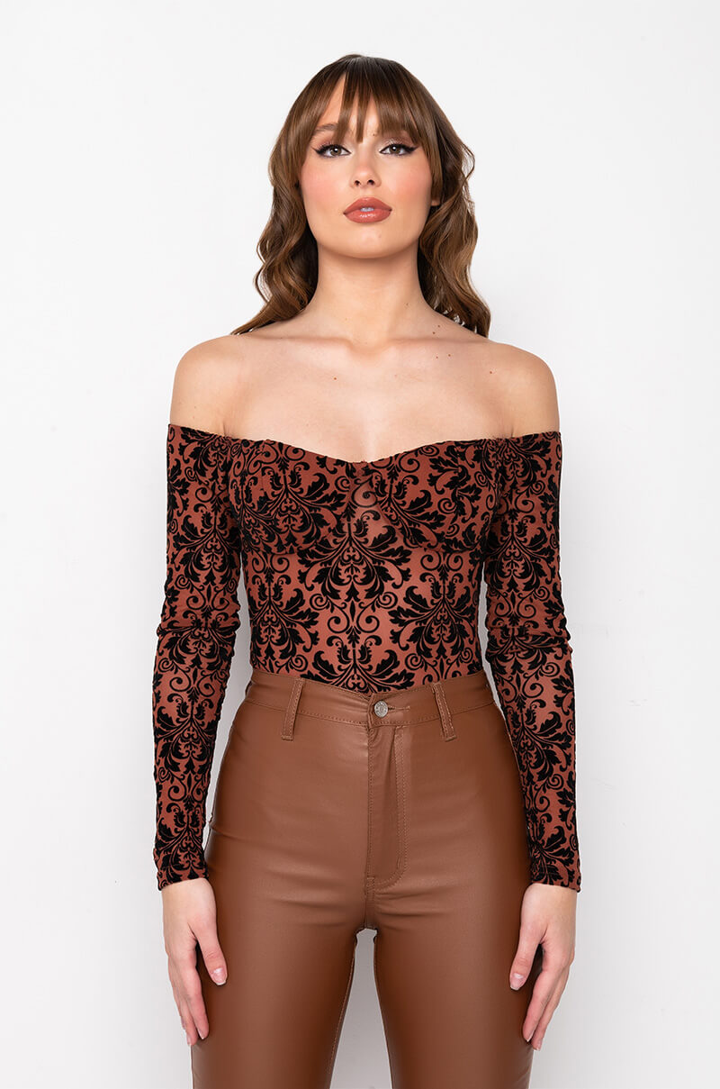 ADDICTION OFF THE SHOULDER BODYSUIT