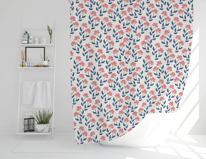 Boho Shower Curtain Floral, Bathroom Decor & Accessories | Pippa + June