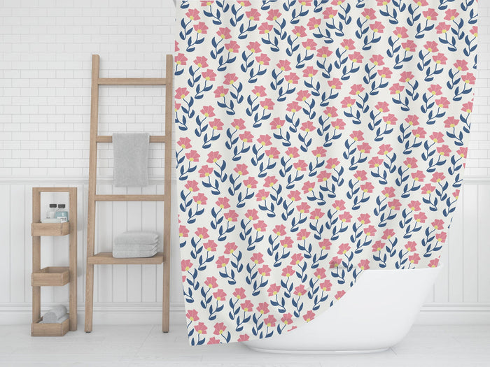 Boho Shower Curtain Floral, Bathroom Decor & Accessories | Pippa + June