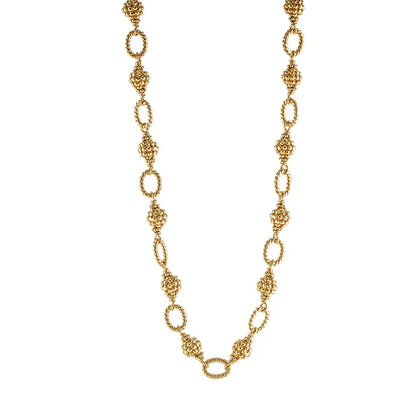 Berry and Bead Chain, 24in, Gold