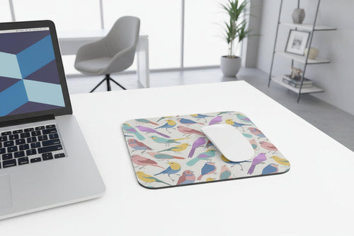 Mouse Pad Modern Birds, Modern Office Decor, Modern Office Accesories, Made in the USA | Pippa + June