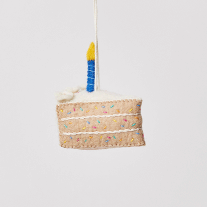Birthday Confetti Cake Ornament