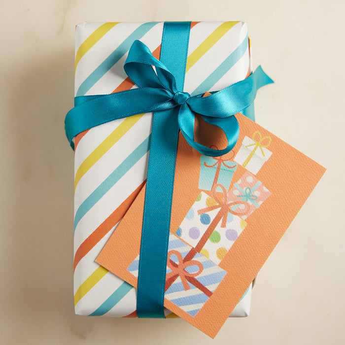 Birthday Party Animals Wrapping Paper Sheets - Set of 3