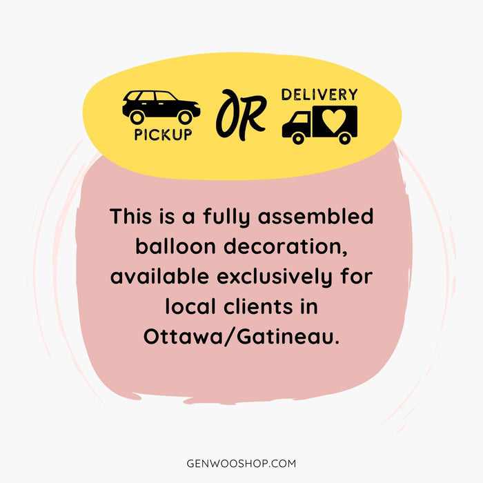 Black and Purple 18th Birthday Balloon Stack - Ottawa Local
