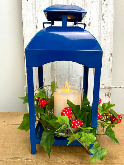 Blue Iron Lantern