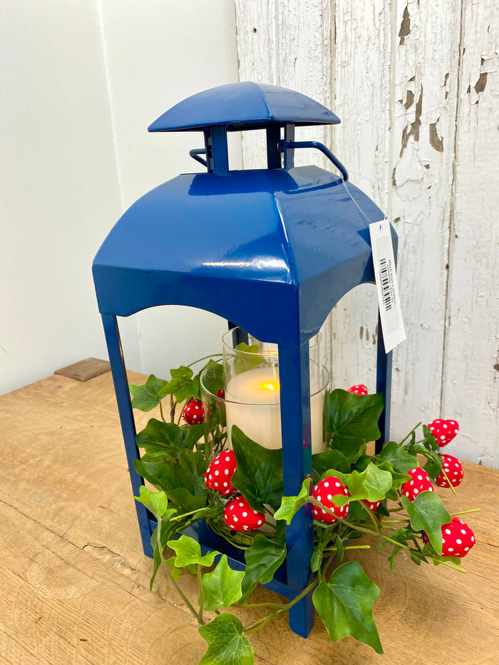 Blue Iron Lantern