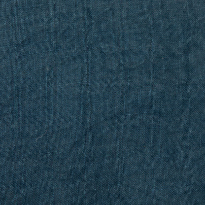 Blue Waves Stonewashed Linen Pillow