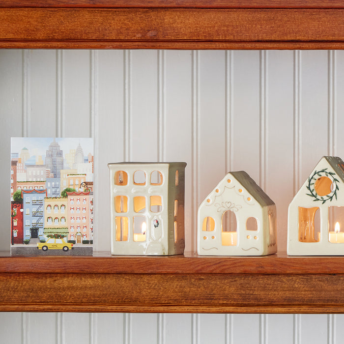 Brownstone Ceramic Tealight Holder