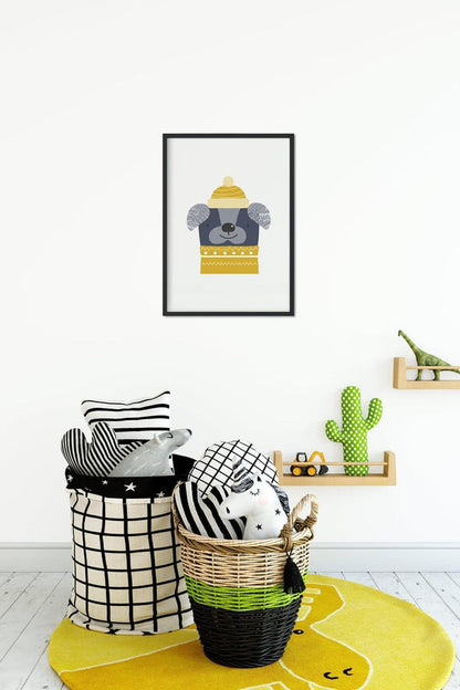 Kids Dog Art Print Buddy, Kids Art Prints, Nursery Art Prints, Kids Wall Art, Nursery Wall Art, Kids Modern Art Prints, Kids Bedroom