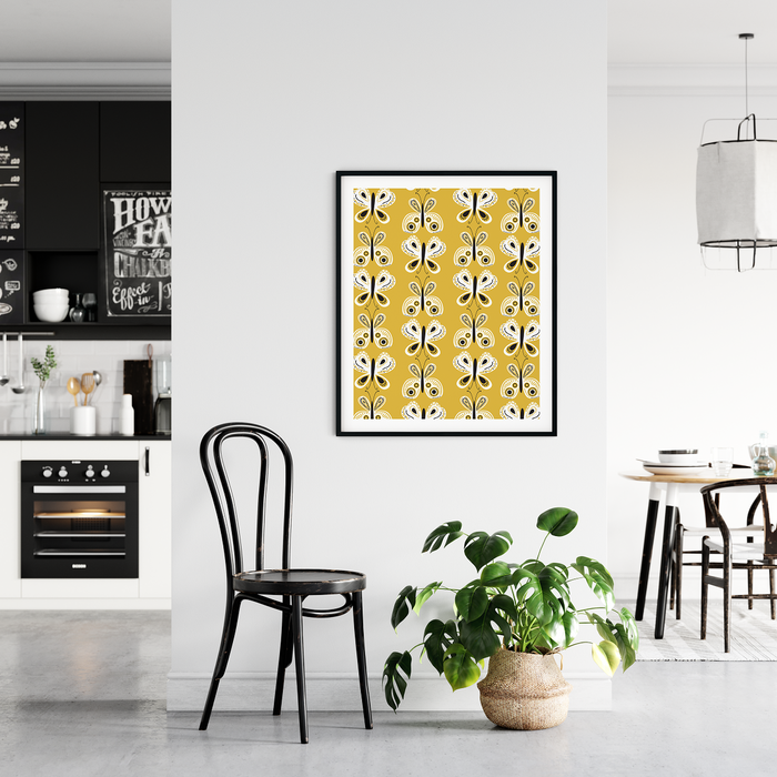 Butterflies Framed Art Print Print Material Pippa + June