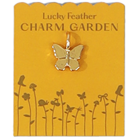 Gold butterfly 14k charm for jewelry gift from Magnolias Home Decor