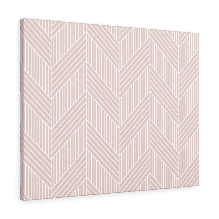 Chevron Canvas Print - Pink Canvas Pippa + June