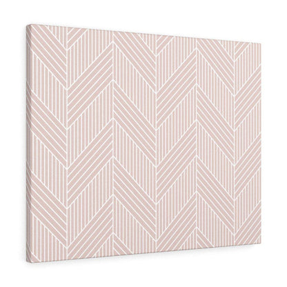 Chevron Canvas Print - Pink Canvas Pippa + June