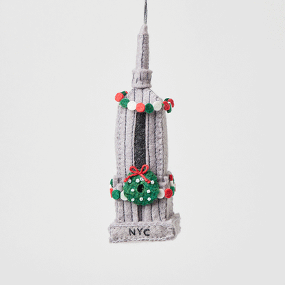 Christmas Empire State Building Ornament