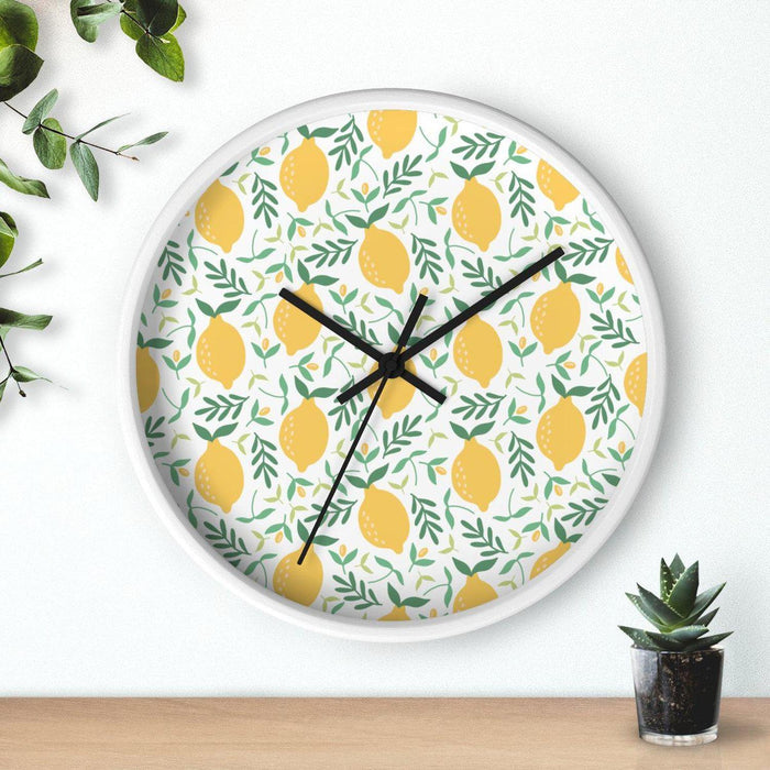 Modern Citrus Wall Clock, Contemporary Wall Clock, Minimalist Wall Clock, Modern Wall Clocks