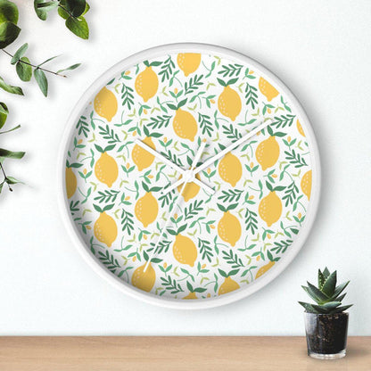 Modern Citrus Wall Clock, Contemporary Wall Clock, Minimalist Wall Clock, Modern Wall Clocks