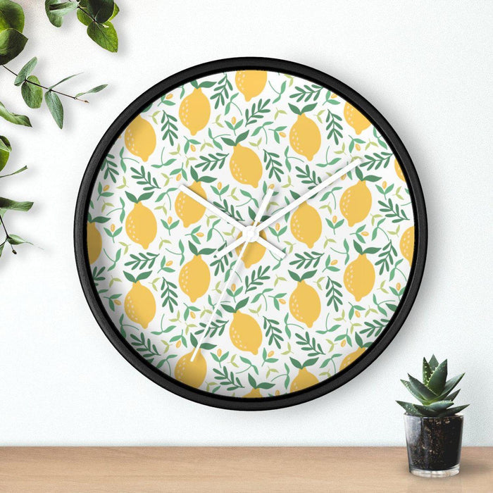 Modern Citrus Wall Clock, Contemporary Wall Clock, Minimalist Wall Clock, Modern Wall Clocks