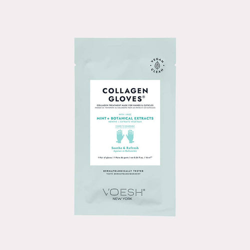 Mint collagen gloves with botanical extracts manicure treatment for self-care gift from Magnolias Home Decor