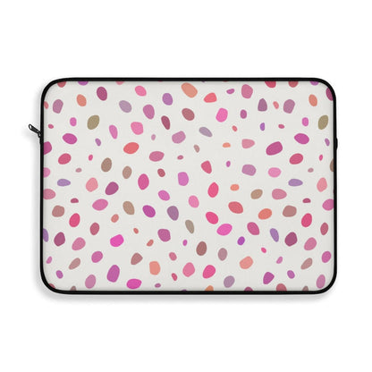 Polka Dots Laptop Sleeve Cover,  Modern Tablet Cover, iPad Sleeve, IT Accessories, School Supplies