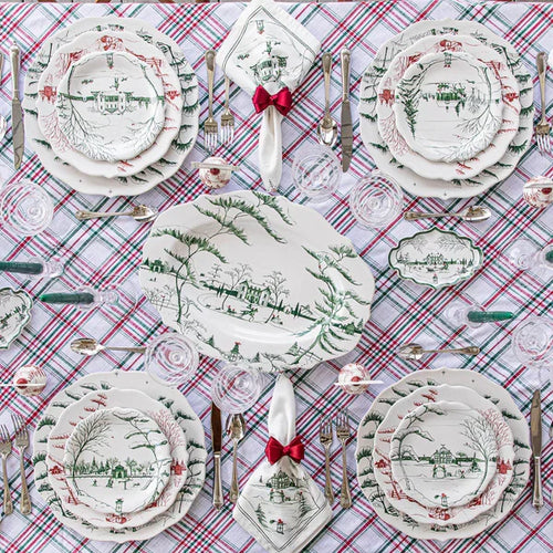 Country Estate Winter Frolic Evergreen Dinnerware