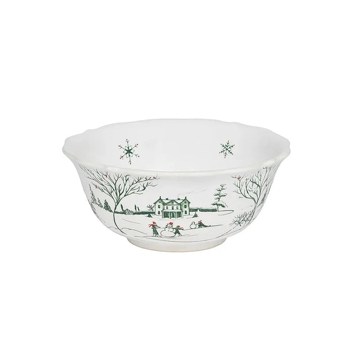 Country Estate Winter Frolic Evergreen Dinnerware