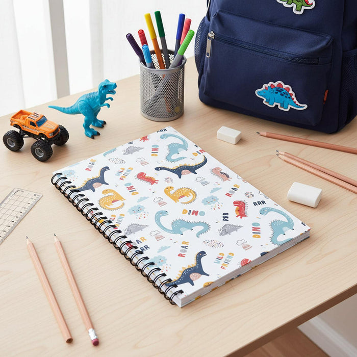Boys Notebook Lined Journal Dinosaurs, Boys Journal, Boys  Stationary, Boys  School Supplies, Boys Diary, Boys Home School Workbooks, Made in USA | Pippa + June