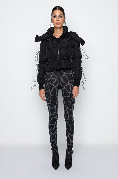 AKIRA ELASTIC DREAMS PUFFER JACKET