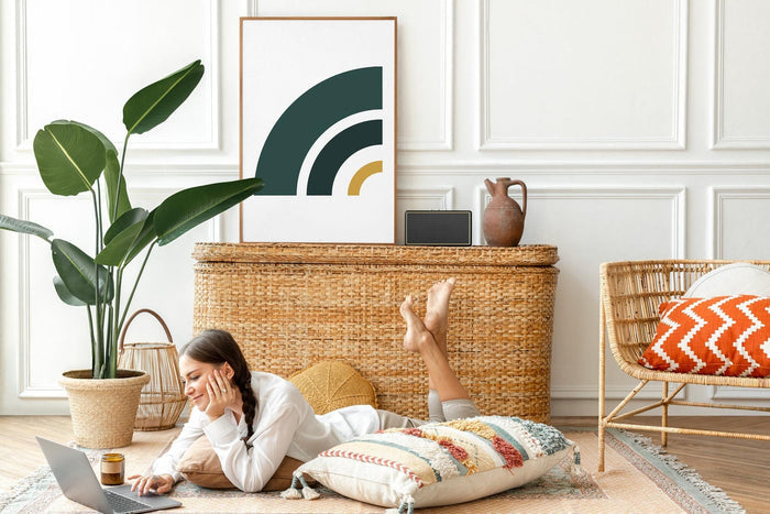 Mid Century Modern Wall Art Print Elpida, Modern Wall Art | Pippa +June