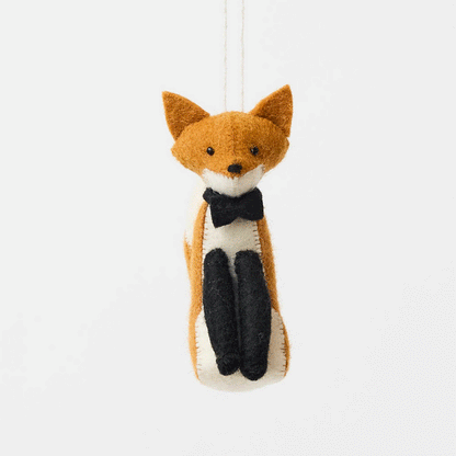 Fox Groom Ornament