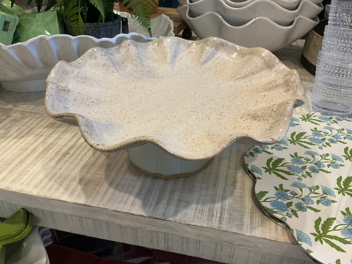 Freeform Cake Stand Dogwood