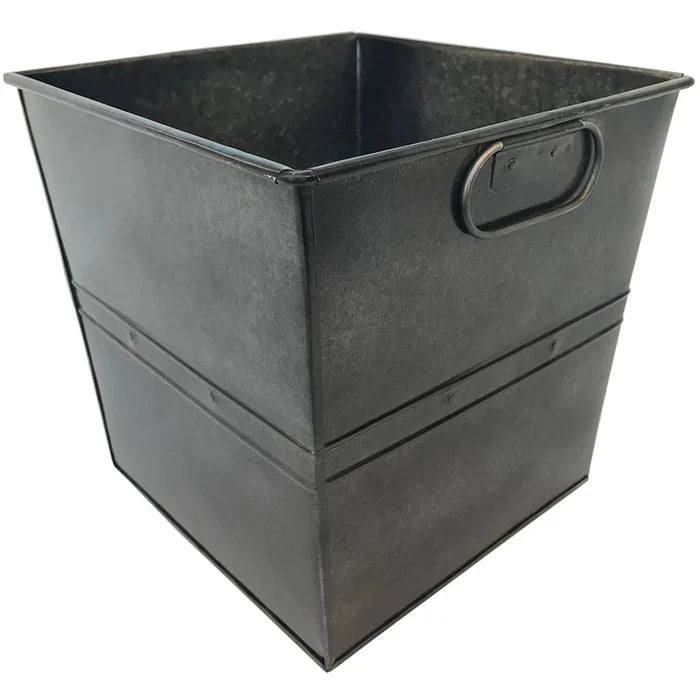 Gail Galvanized Platinum Planter