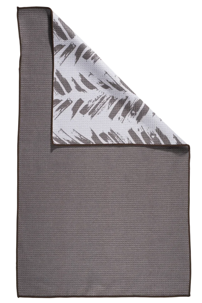 Graphite Taupe Reversible Towel