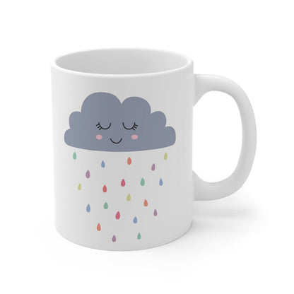 Kids Ceramic Mug Neutral Happy Cloud, Kids Drinkware & Tabletop Accessories, Kids Cups | Pippa + June