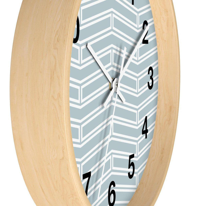 Herringbone Modern Wall Clock, Contemporary Wall Clock, Minimalist Wall Clock, Modern Wall Clocks