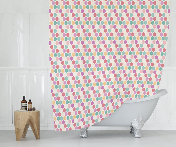 Modern Shower Curtain, Bathroom Decor & Accessories, Bath Curtain, Made in the USA | Pippa + June